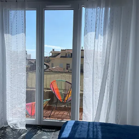French Riviera Centre Port Balcon Panoramique Et Clim Appartement *